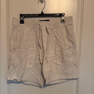 Men's White Casual Shorts by Hollister